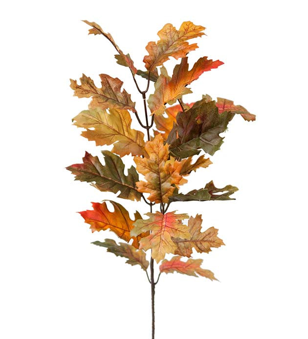 Kunstig høstkvist 70 cm – oransje