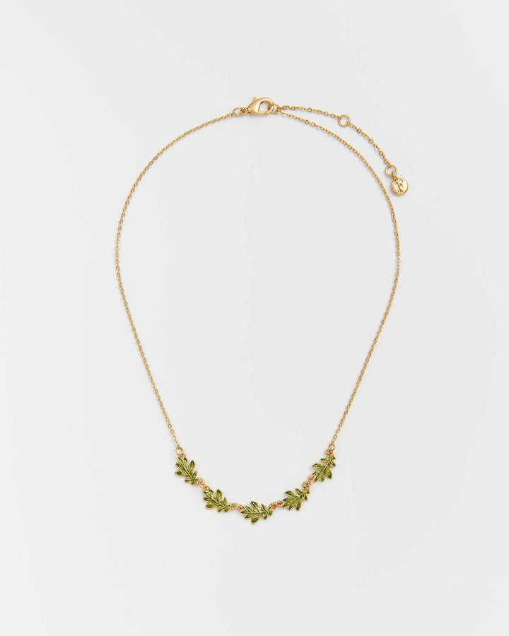 Oak Leaf Choker – Halskjede med eikeblad