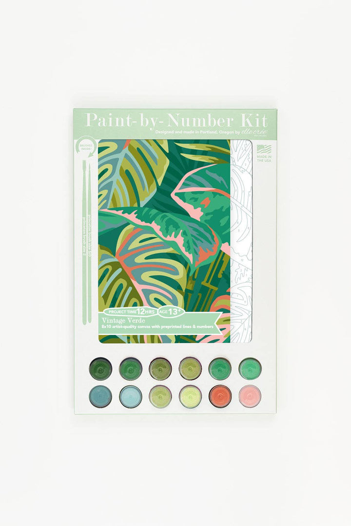 Vintage Verde – Paint by Numbers