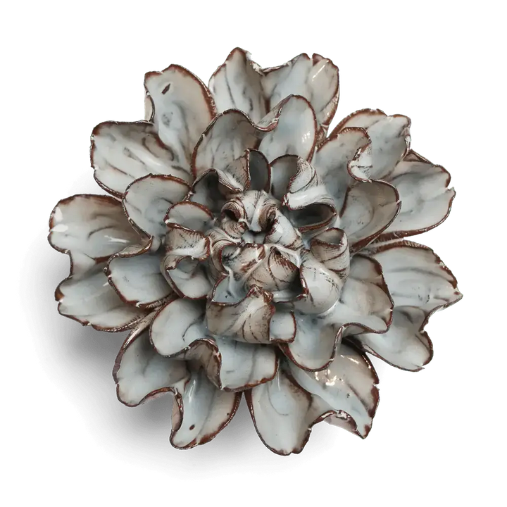 Keramisk blomst - Chocolate Mint Echo Lisianthus