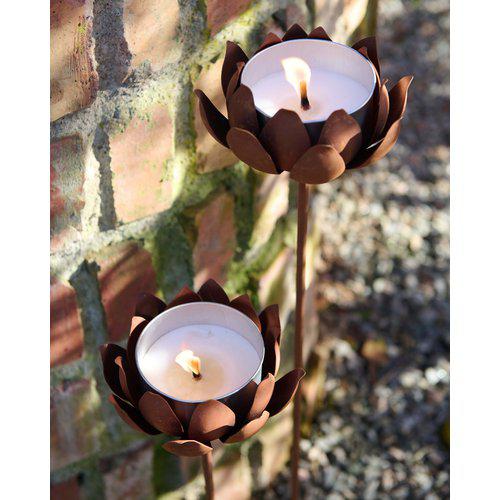 Lotus fakkelholder – rust