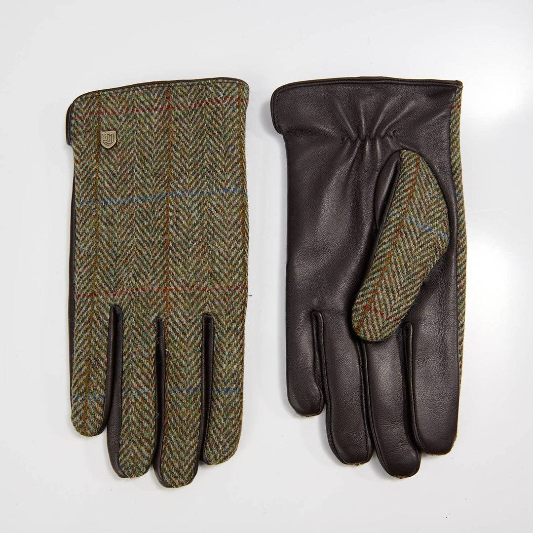 Herrehansker med Harris Tweed® og berøringsfunksjon