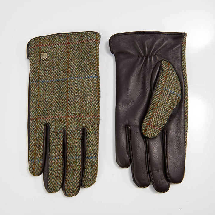 Herrehansker med Harris Tweed® og berøringsfunksjon