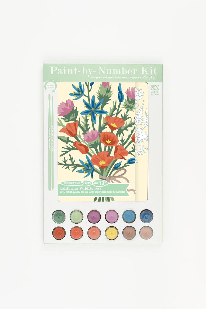 California Wildflowers – Paint by Numbers