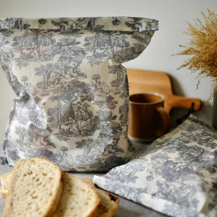 Vintage bivokspose i ren bomull – XL