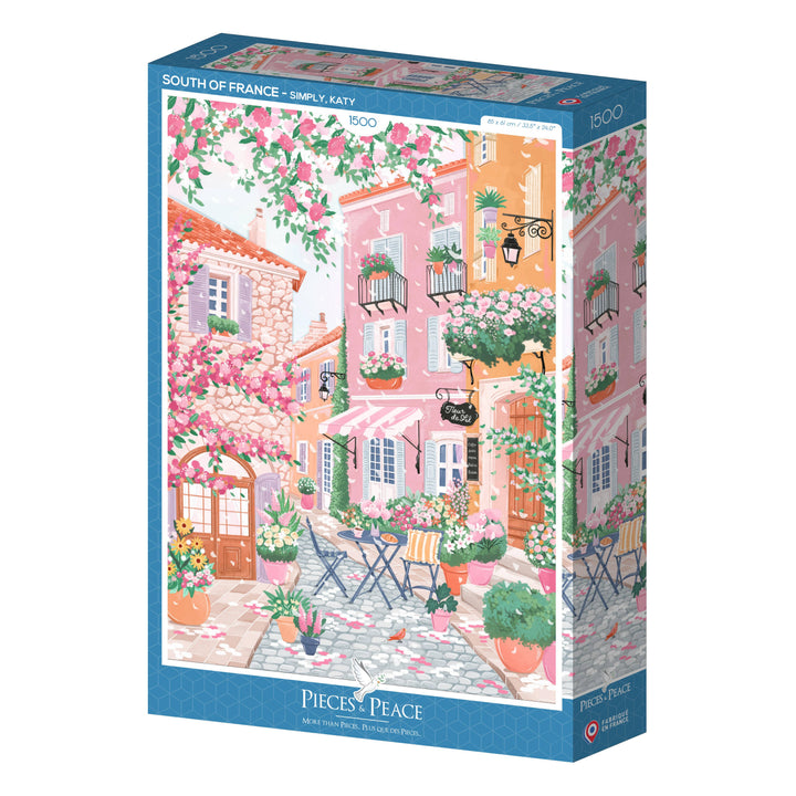 South of France Puslespill 1500 brikker - Illustrert av Simply,Katy