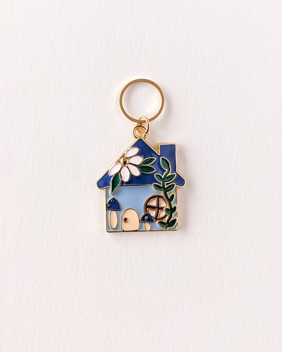 Maskemarkører med blomsterdekor – sett med 4