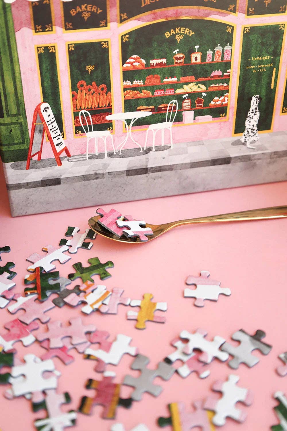 Pink Bakery - Jigsaw Puzzle 1000 brikker