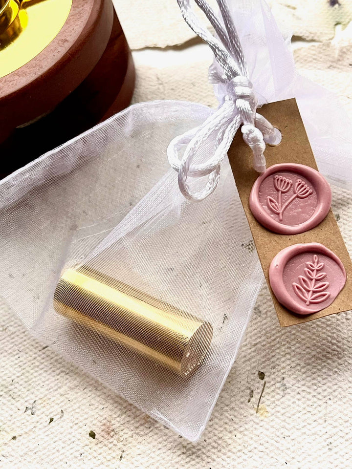 Seal wax stamp – 2 sider – Plants