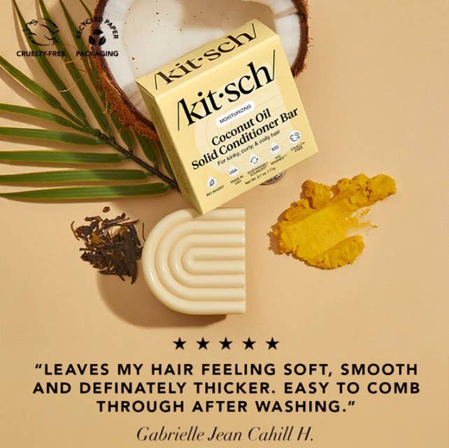 Coconut Oil Balsam Bar for tørt og skadet hår