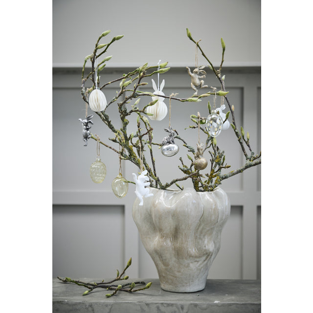 Papilla eggeornament – Cream