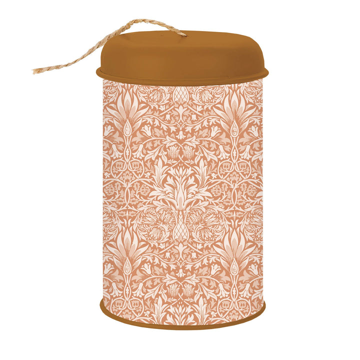 Hagesnor i metallboks – William Morris Peach