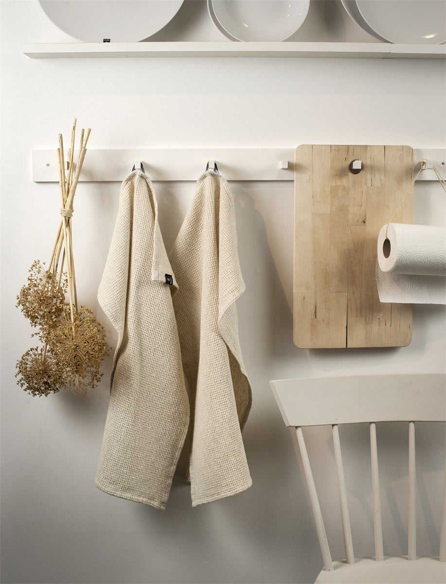 Himla kjøkkenhåndklær – Oatmeal 50 × 70 cm, 2-pk