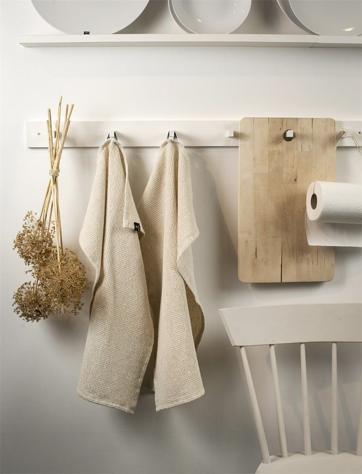 Himla kjøkkenhåndklær – Oatmeal 50 × 70 cm, 2-pk