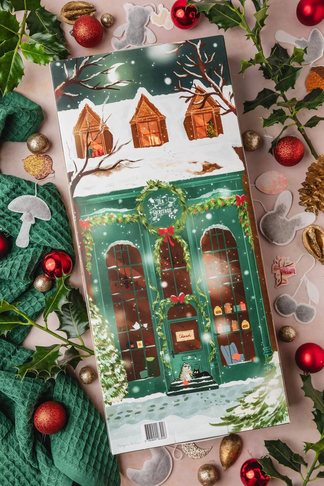 Økologisk te-adventskalender – My Little Chalet | 24 håndsydde teposer