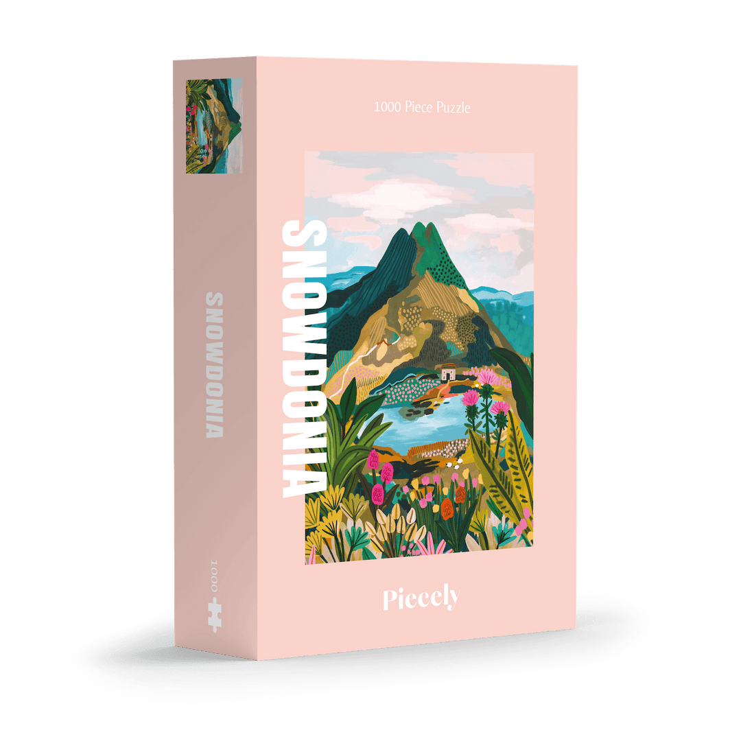 Snowdonia puzzle Puslespill 1000 brikker – Illustrert av Rhi James