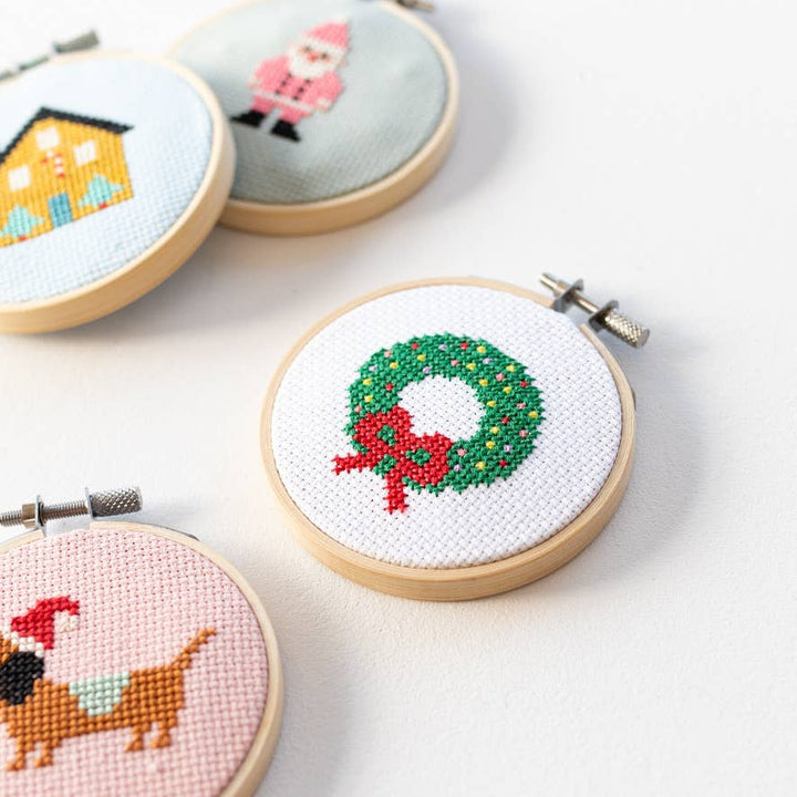 Broderisett – Julekrans