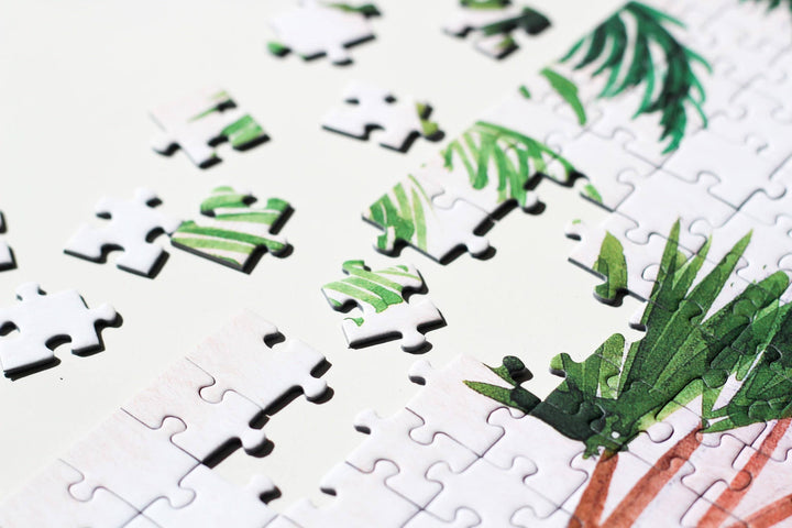 Peaceful Morocco Puslespill 1000 brikker – Illustrert av Sabina Fenn