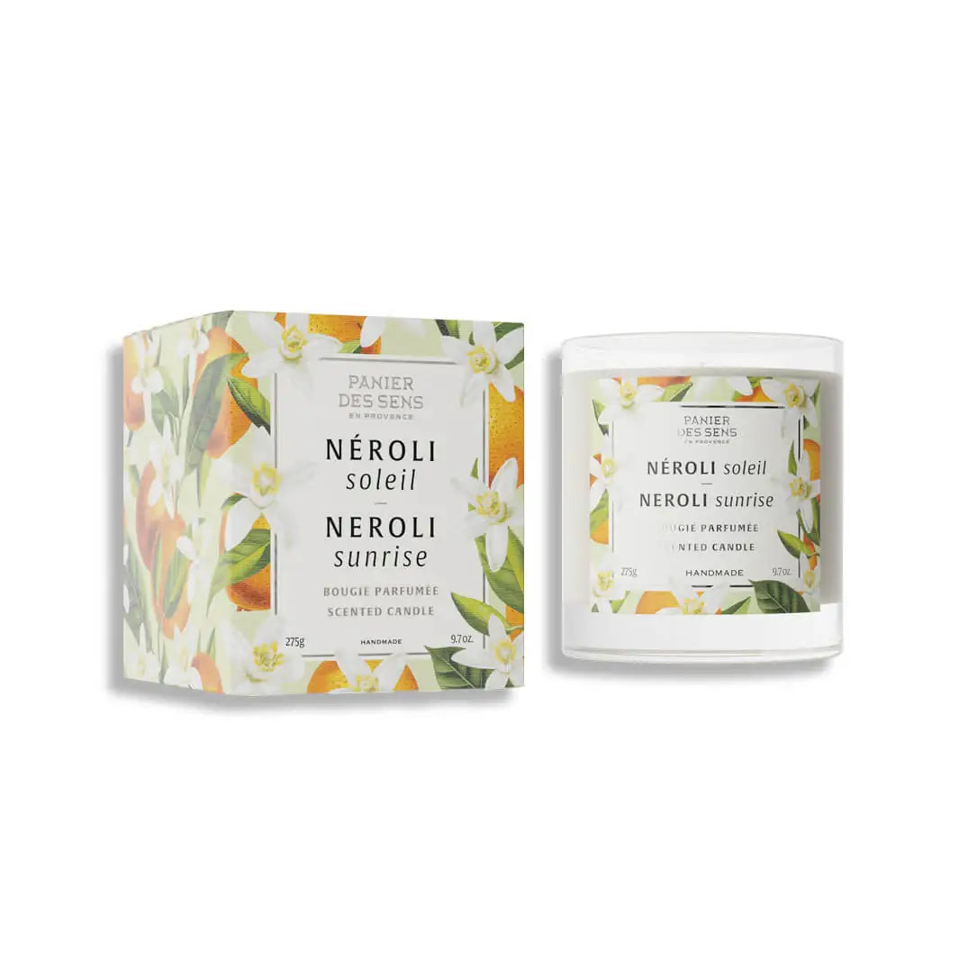 Duftlys Néroli Soleil 275 g – Håndlaget i Provence