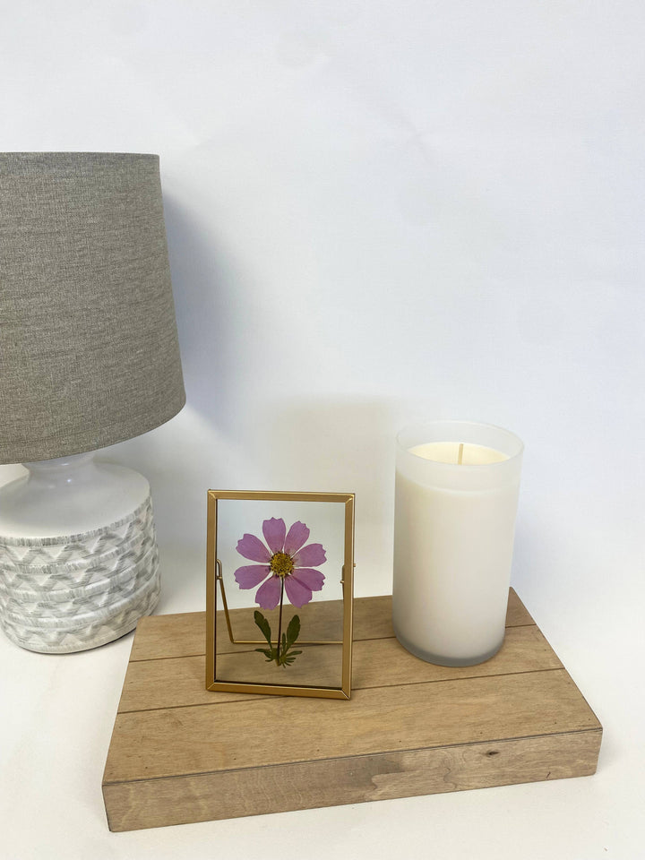 Blomsterkunst i ramme