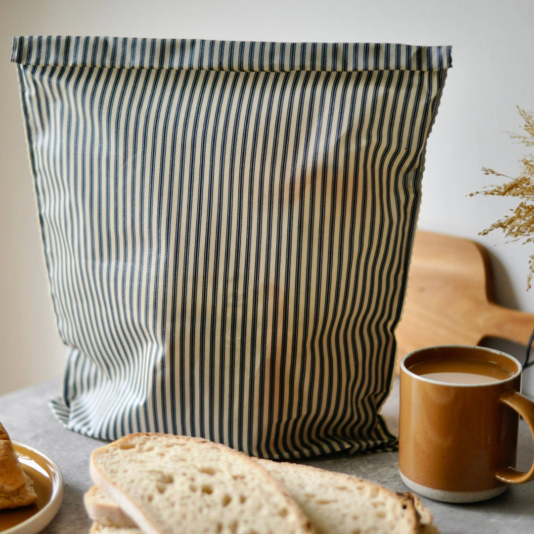 Bivokspose - Navy Striped French - Large (ca 45 x 35 cm)