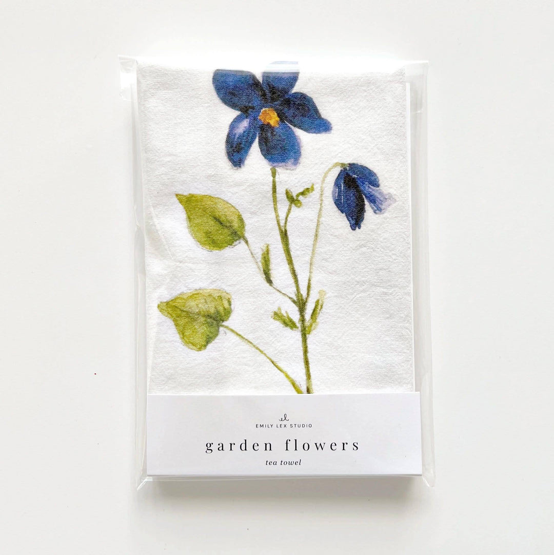 Kjøkkenhåndkle - Garden flowers