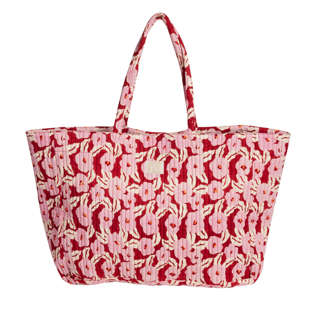 Fransk håndlaget Trotter Bag - Chunni Bordeaux