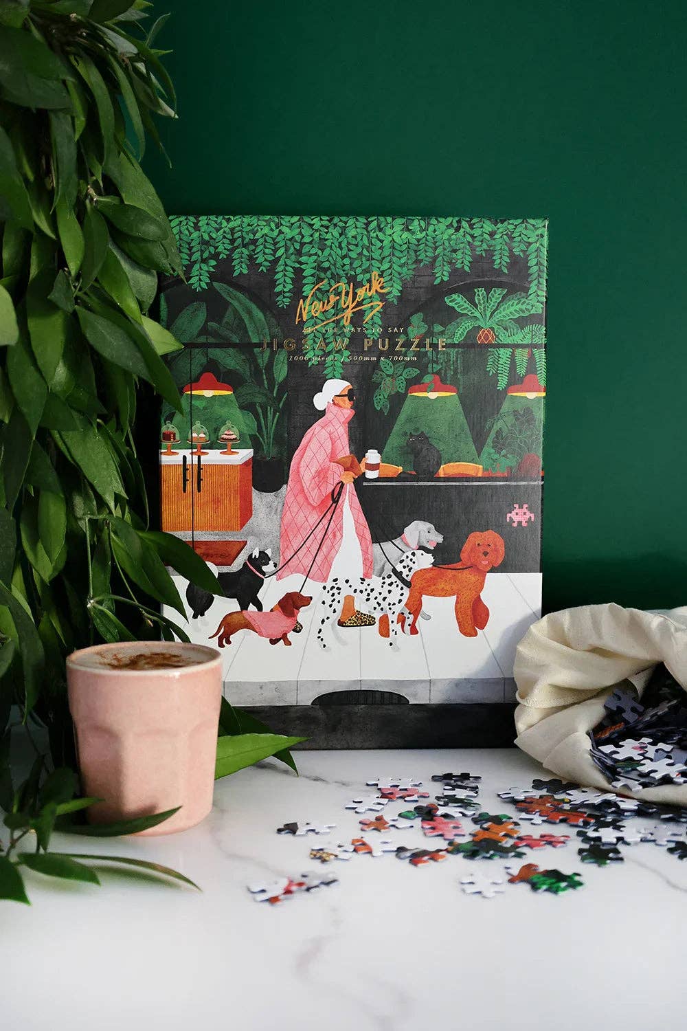 Hundepasser - Jigsaw Puzzle 1000 brikker