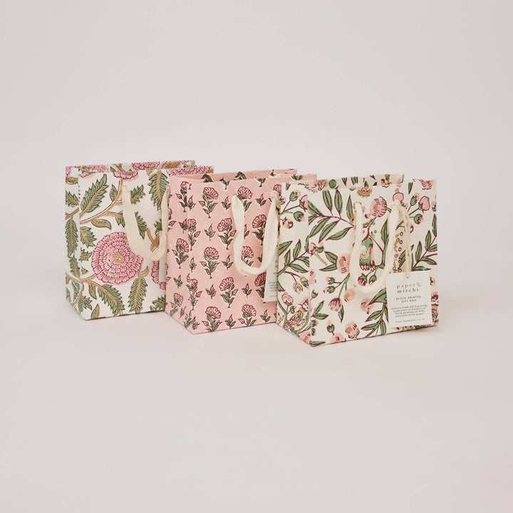 Håndtrykte gaveposer – Blush Refresh (Small)