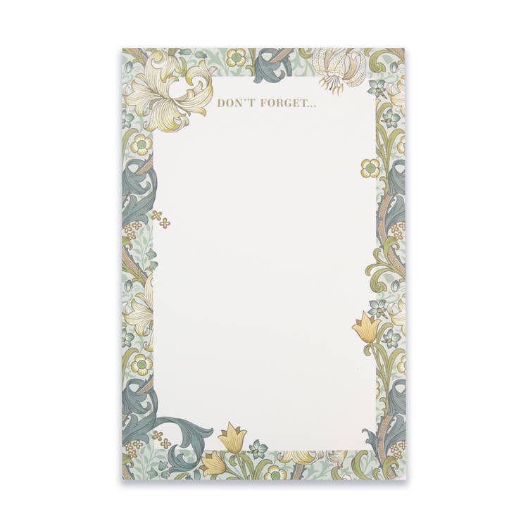 William Morris – Handleliste