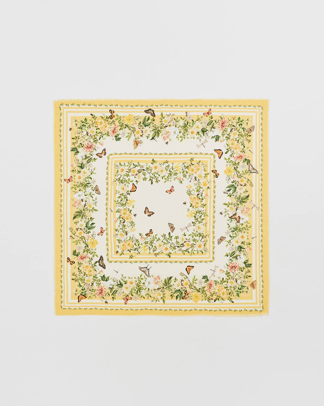 Fable Skjerf - Cybele Yellow Narrative - 120*120 cm