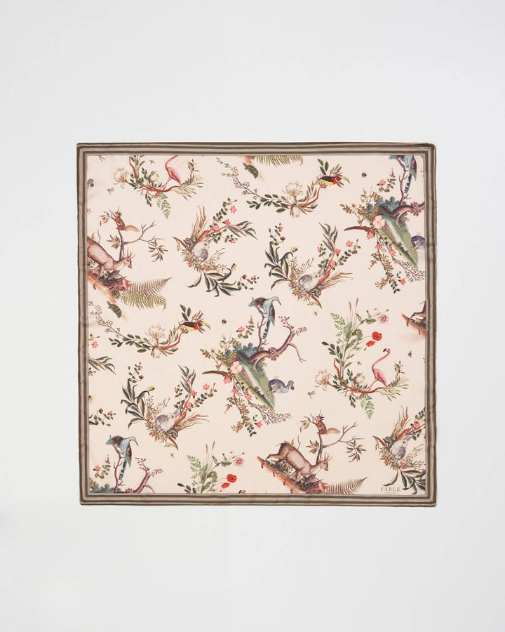 Skjerf - Toile de Jouy