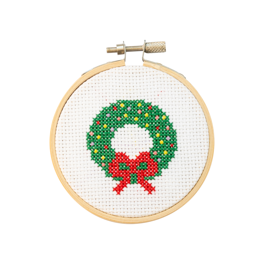 Broderisett – Julekrans