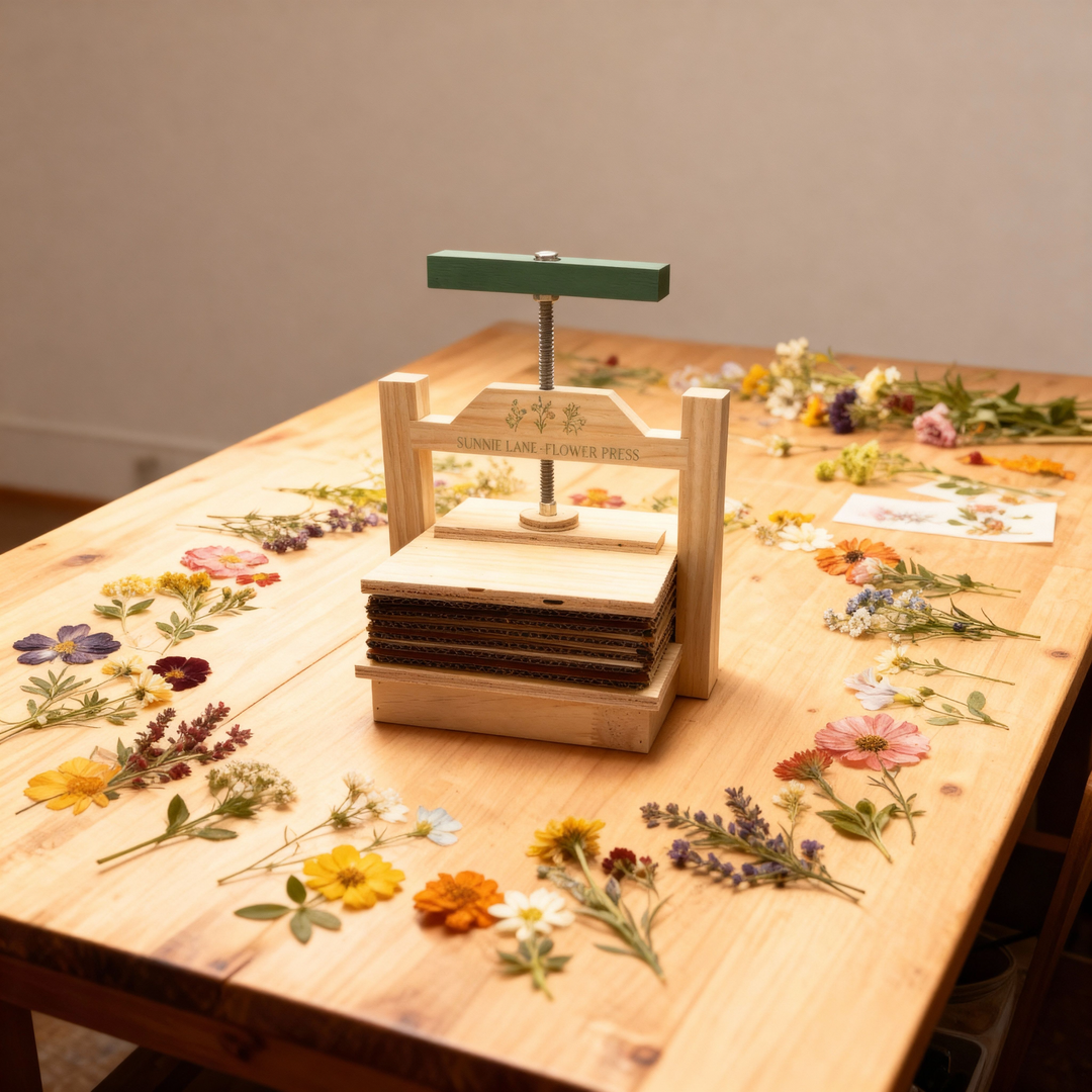 Stor blomsterpresse