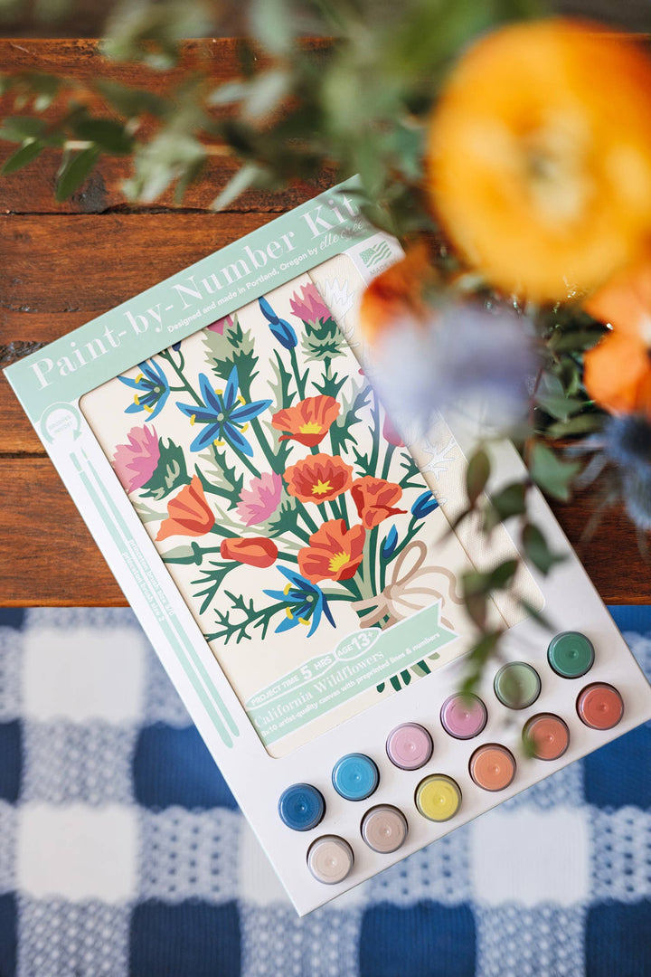 California Wildflowers – Paint by Numbers
