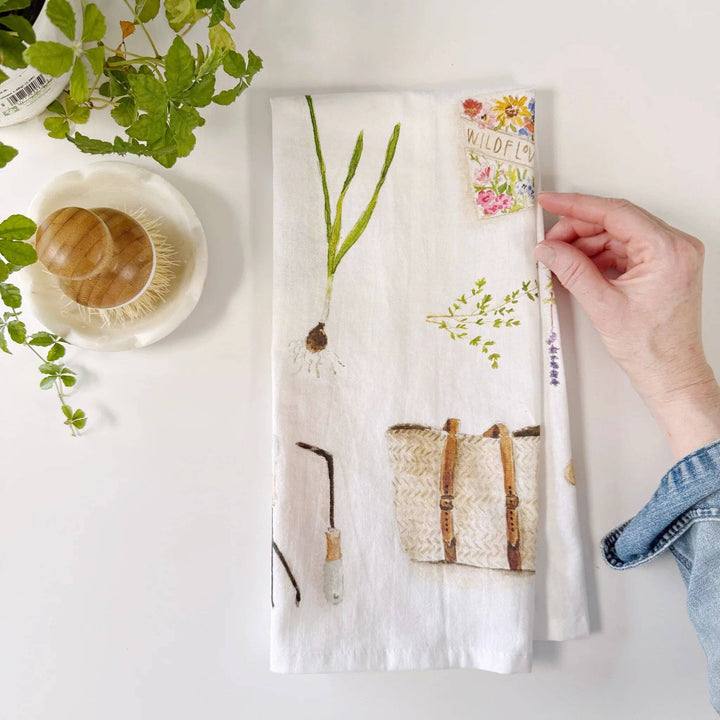 Kjøkkenhåndkle – Garden Illustrations