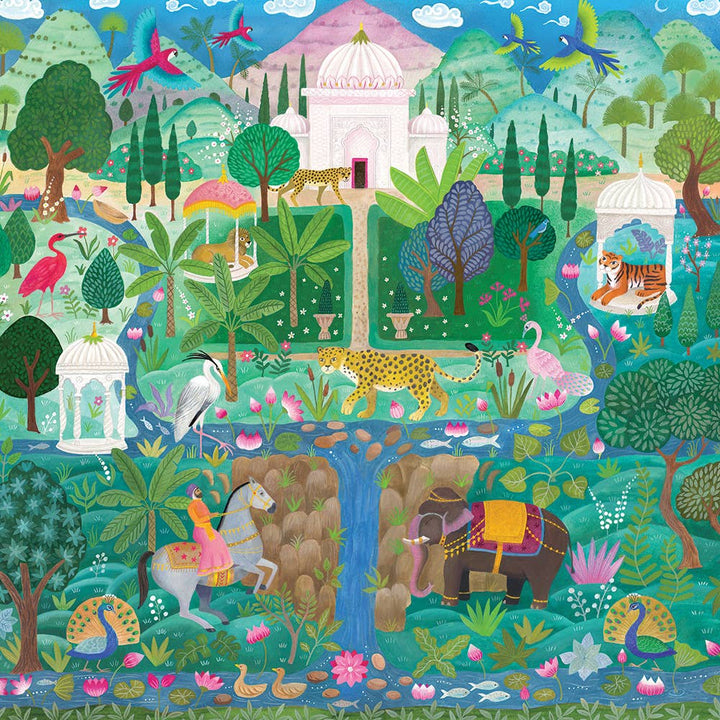 Palace Garden Puslespill 1000 brikker - Illustrert av Sonia Cavallini