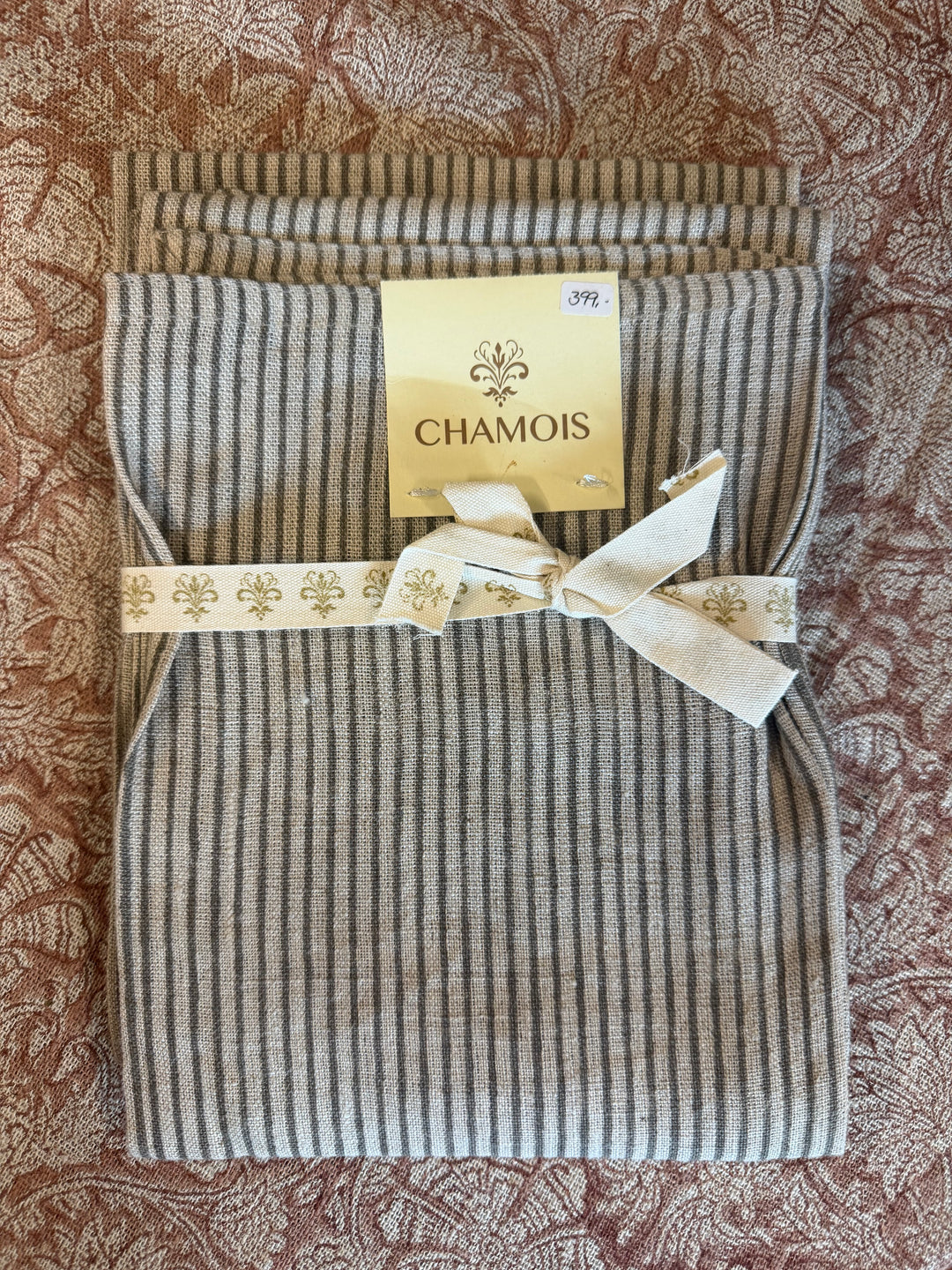 Linservietter – Grey stripes (2-pk) (Kopi)