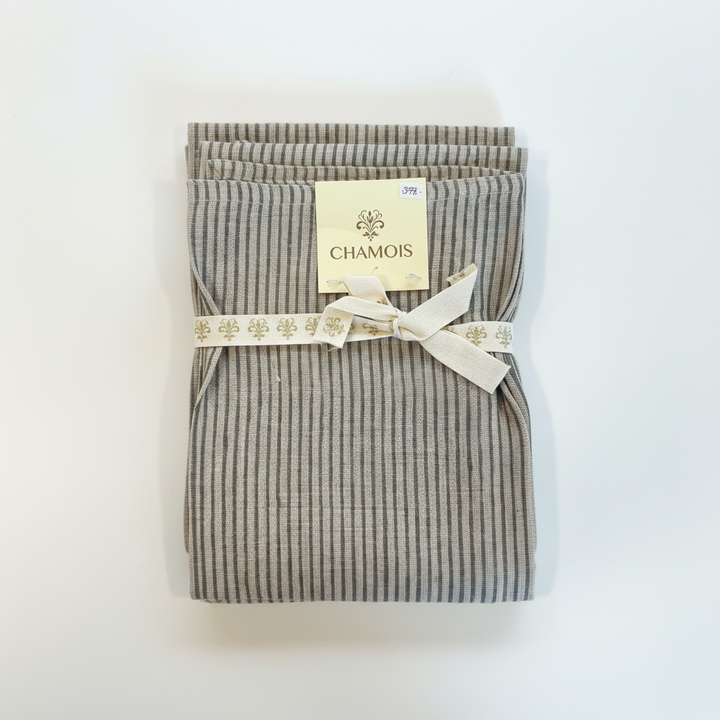 Linservietter – Grey stripes (2-pk) (Kopi)