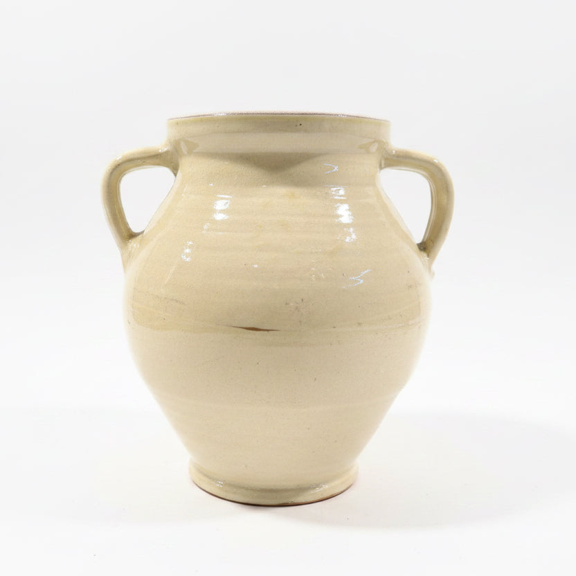 Glasert Mugge fra India - Cream