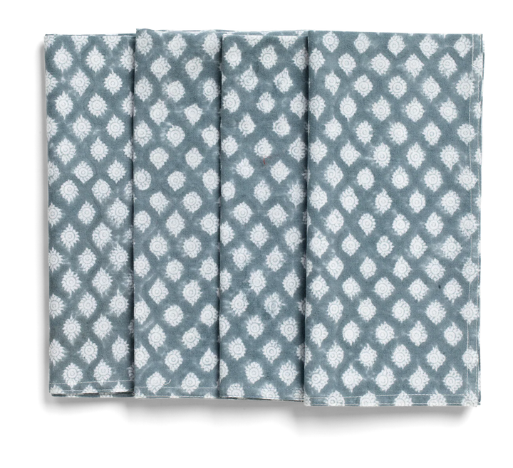 Medallion servietter – Cashmere Blue  (4-pk)