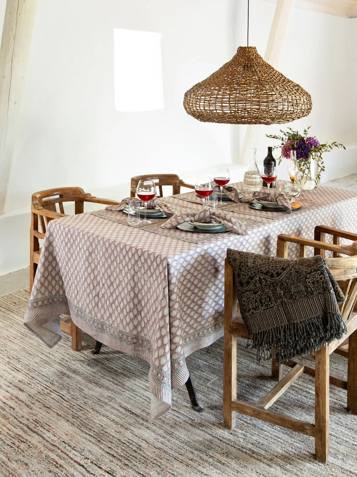 Duk - Cypress print in Rose 150*230