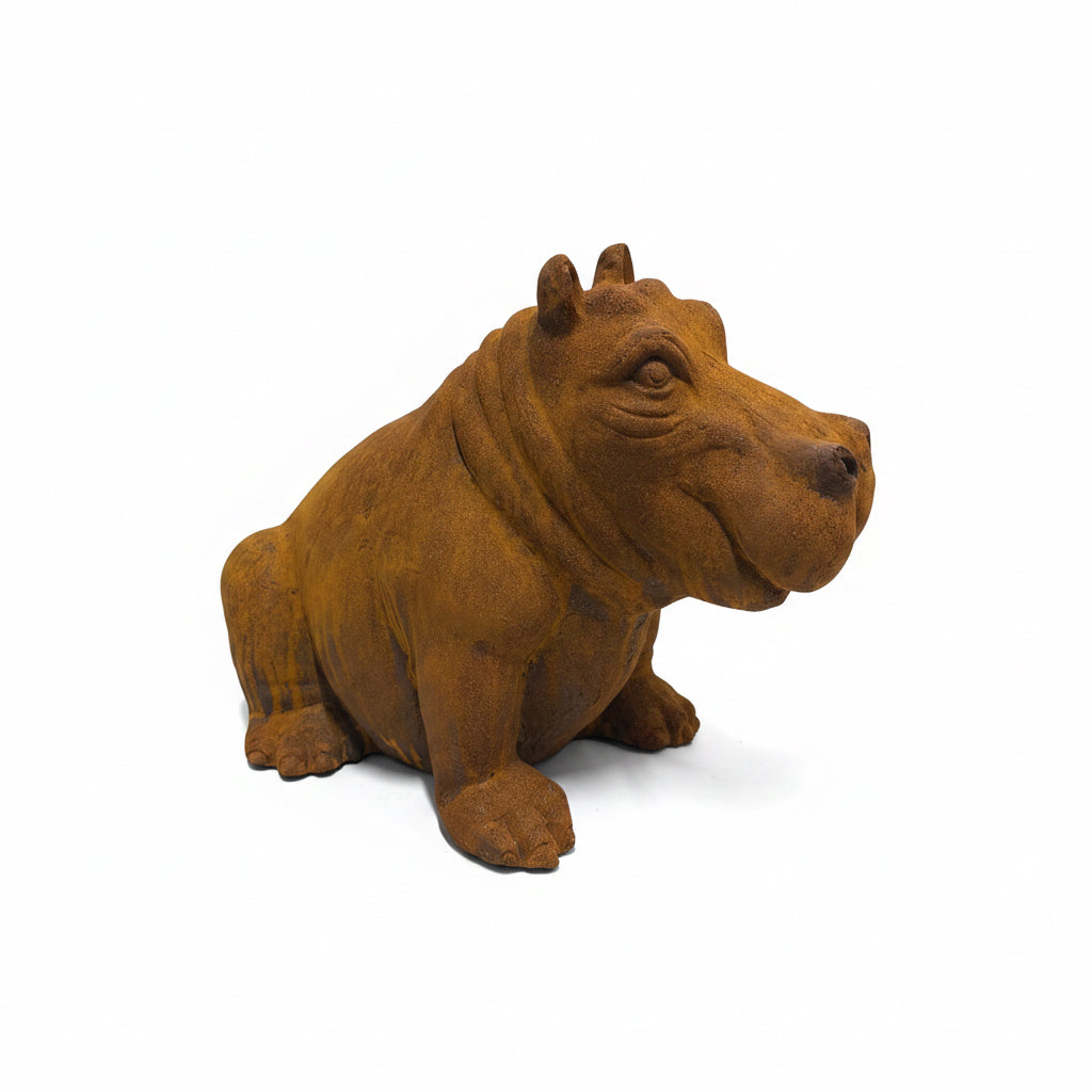 Statue i rust - Flodhest