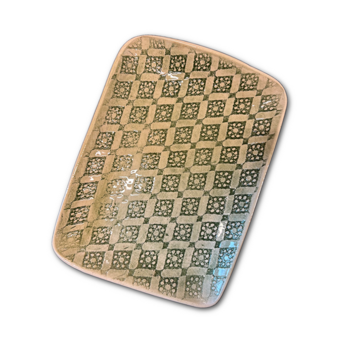 Wonki Ware Utensil Rectangular – Dark Green