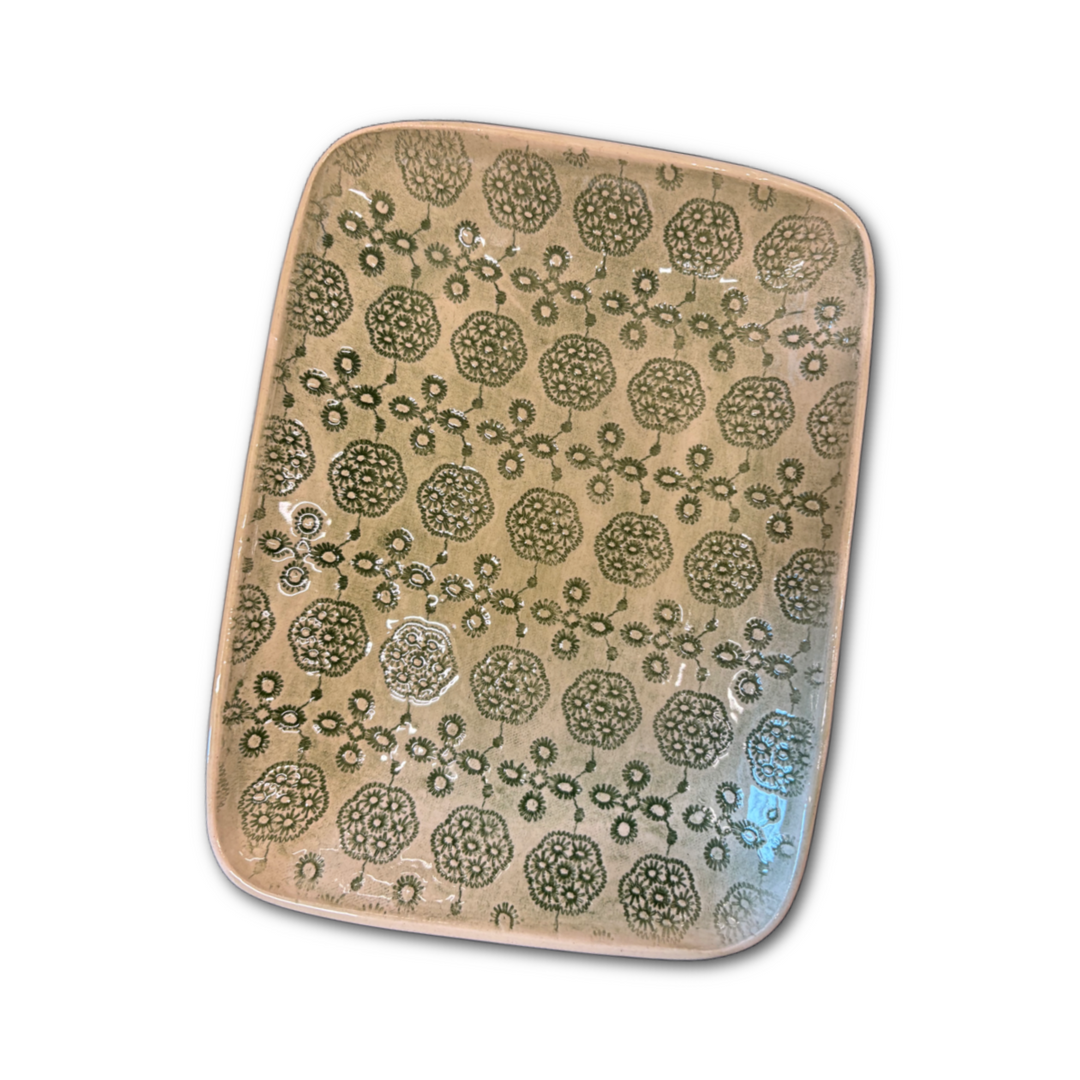 Wonki Ware Utensil Rectangular – Dark Green