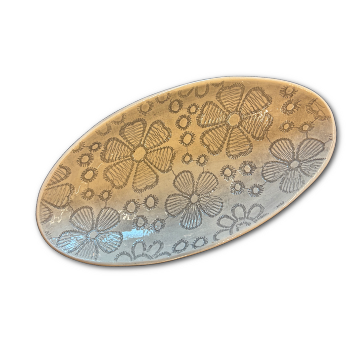 Wonki Ware Pebble Olive Dish – Warm Gray