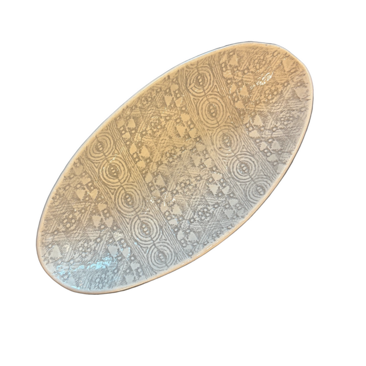 Wonki Ware Pebble Olive Dish – Warm Gray