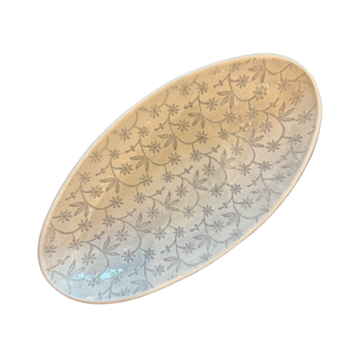 Wonki Ware Pebble Olive Dish – Warm Gray