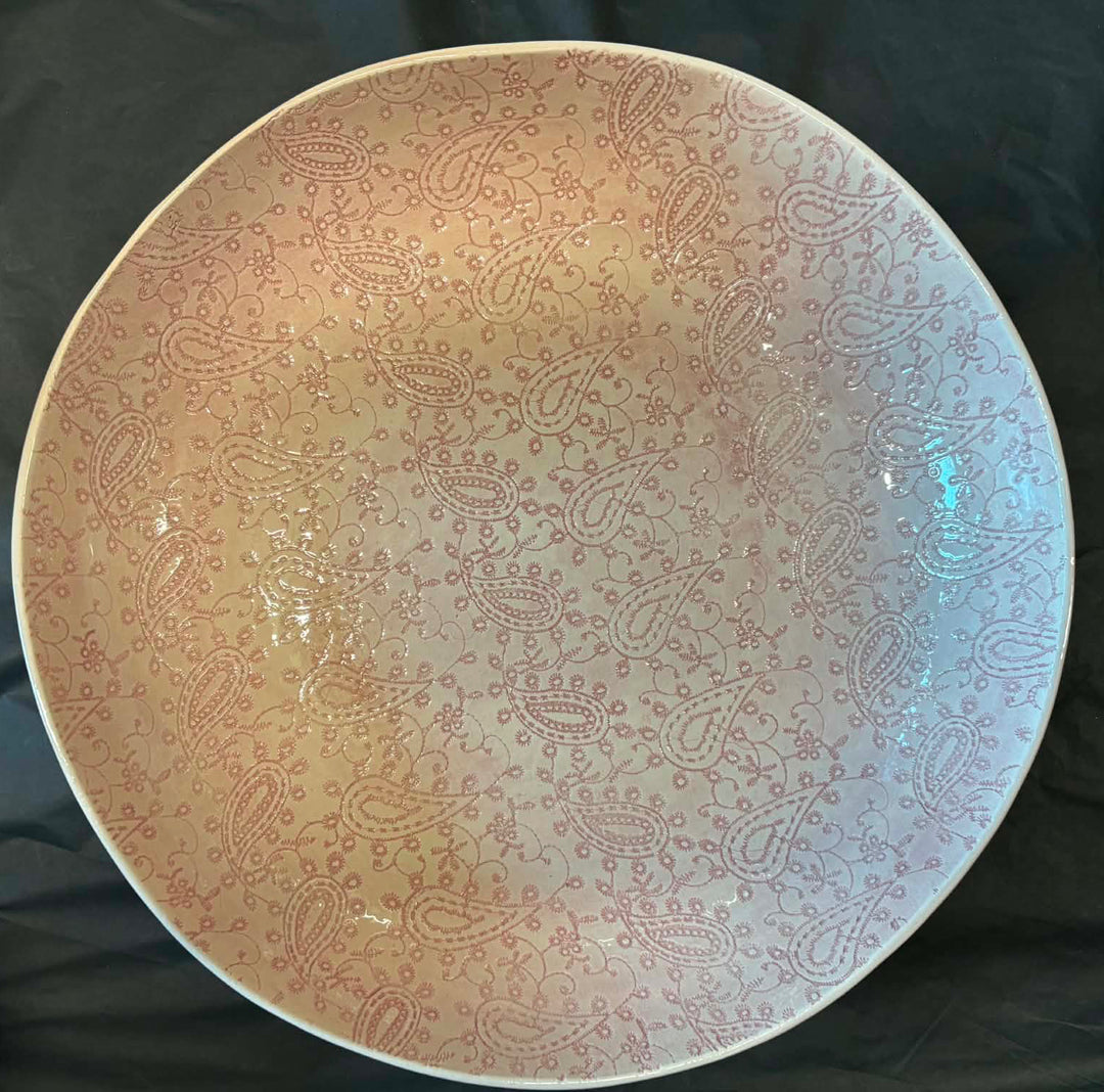 Wonki Ware – Stort serveringsfat, rosa