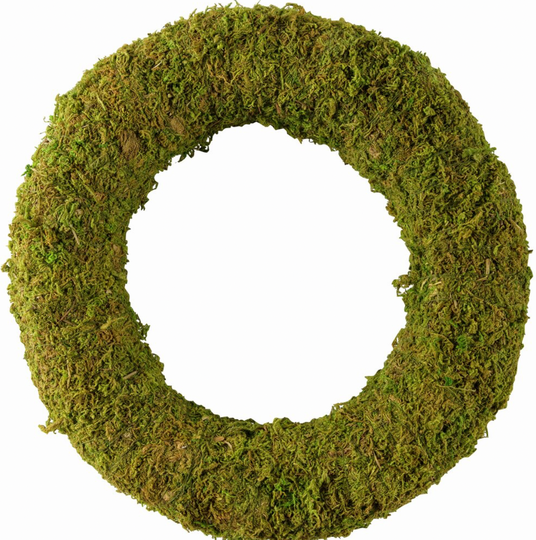 Mosekrans – grønn, 30 cm